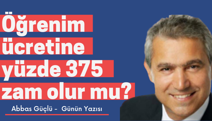 Öğrenim ücretine yüzde 375 zam olur mu?