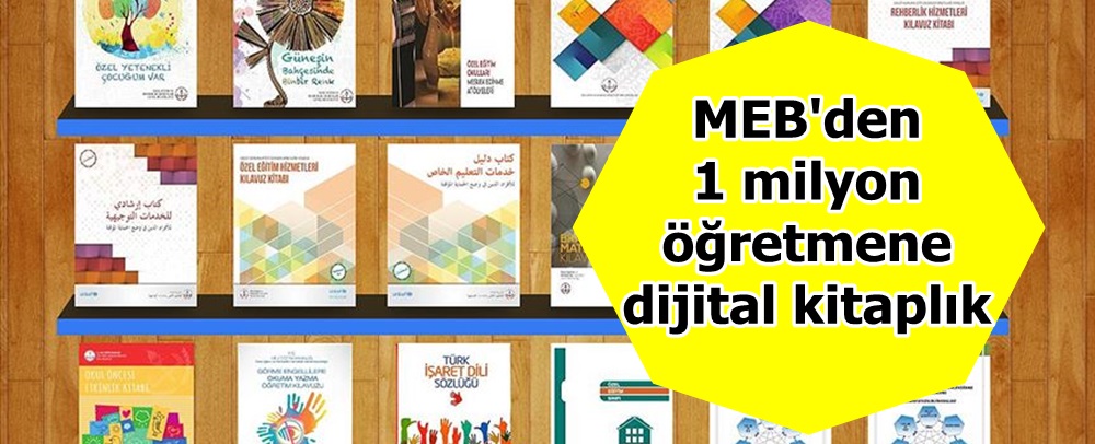 MEB'den 1 milyon öğretmene dijital kitaplık