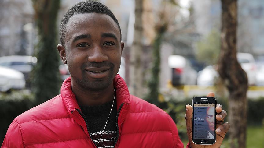 Kamerunlu öğrenciden akıllı telefonlar için 'Atatürk' uygulaması