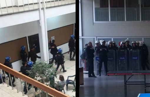 Ankara ve Mimar Sinan Üniversitelerine Polis Girdi