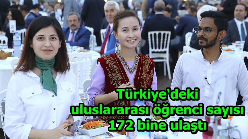 Türkiye'deki uluslararası öğrenci sayısı 172 bine ulaştı