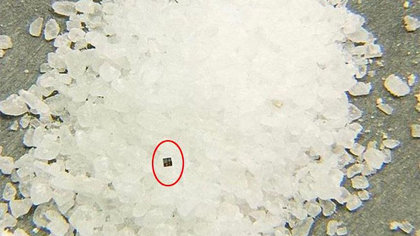 Bu bilgisayar, bir tuz kristalinden daha küçük
