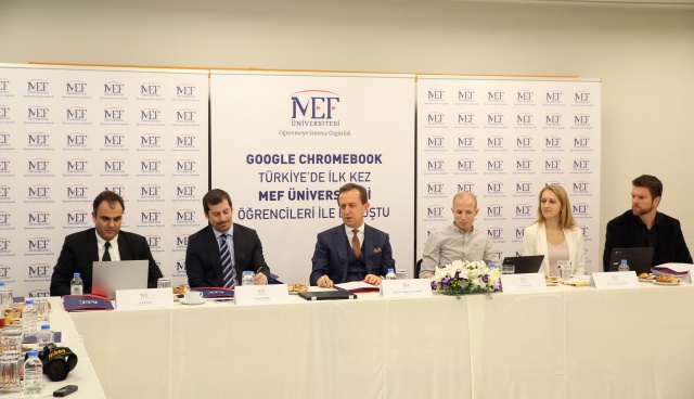 Google Chromebook Türkiye'de ilk kez MEF Üniversitesi'nde
