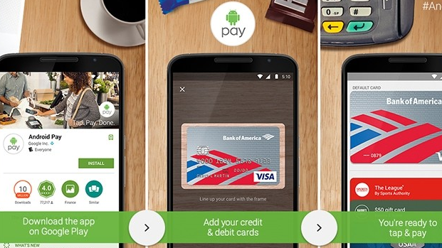 Android Pay uygulaması çıktı!