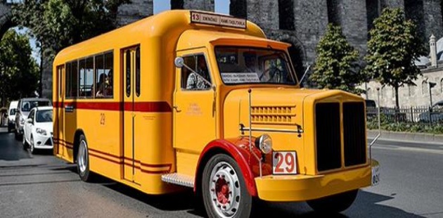 İETT'nin yeni nostaljik otobüsü sefere hazırlanıyor