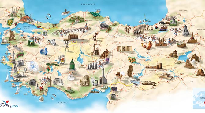 'Türkiye Kültür Varlıkları' haritası çıkarıldı