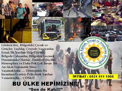 GEZİ MAGDURLARINA PSİKOLOJİK DESTEK