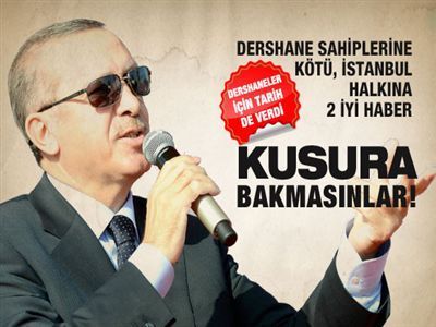 Başbakan Erdoğan‘ın Dershanelerle İlgili Son Kararı!