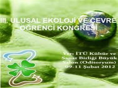 3. Ulusal Ekoloji ve Çevre Öğrenci Kongresi