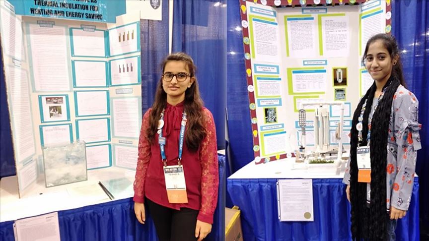 Türk okulunun kız öğrencileri bilim yarışmasında Pakistan'ı ABD'de temsil etti