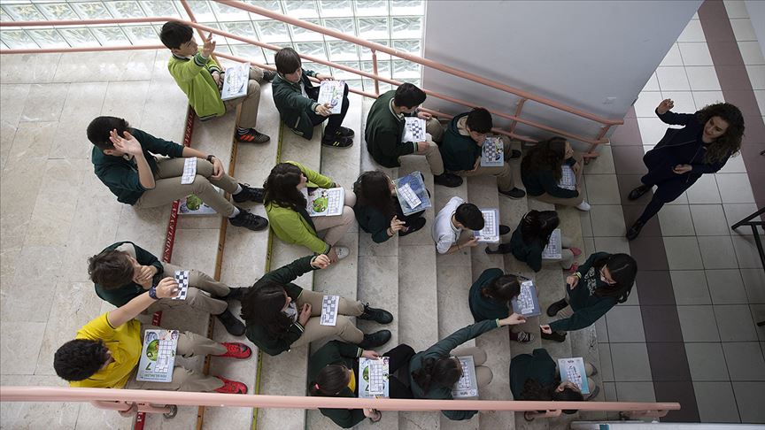 Öğrenciler geleceği okul koridorlarında tasarlıyor