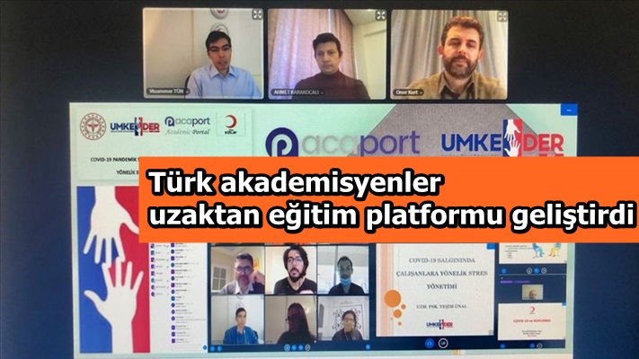 Türk akademisyenler uzaktan eğitim platformu geliştirdi