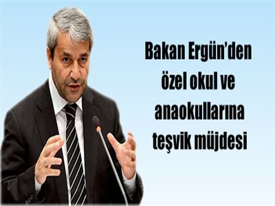 Eğitim Yatırımları Teşvik Sistemi Kapsamında