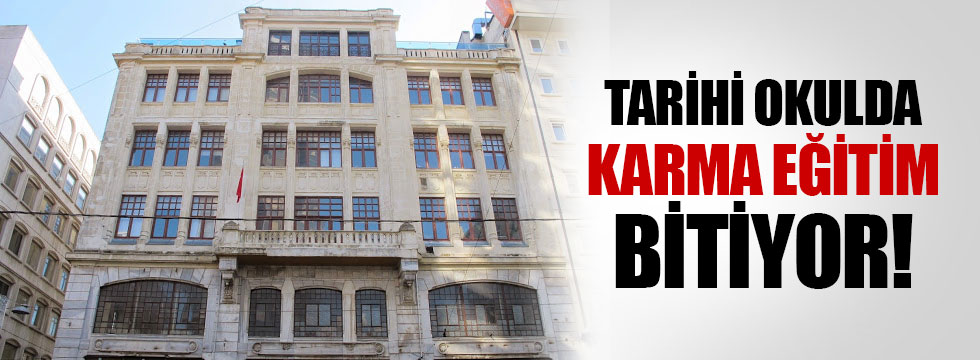 Beyoğlu Anadolu'da Karma Eğitim Sona Eriyor 