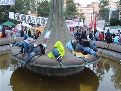 Gezi Parkı 13. Gününe İşte Böyle Uyandı 