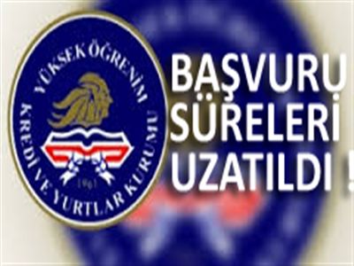 Yurt Başvuru Süreleri Uzatıldı !