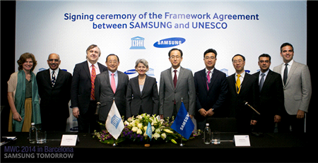 Samsung ve UNESCO’dan eğitim işbirliği