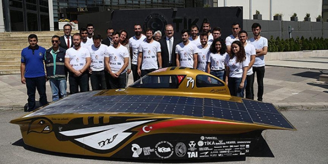 İTÜ güneş arabası ekibi TİKA'da