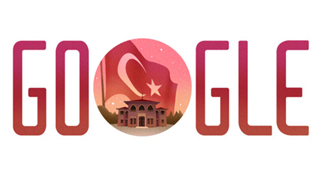 Cumhuriyetin 92. yılı için Google doodle hazırladı