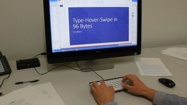 Microsoft’tan hareket sensörlü klavye