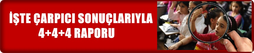 4+4+4 Raporundan Çarpıcı Sonuçlar