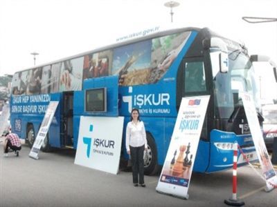 İŞKUR Otobüsü ile 25 bin işsize Ulaşıldı 