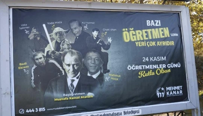 Bursa'da afiş tartışması