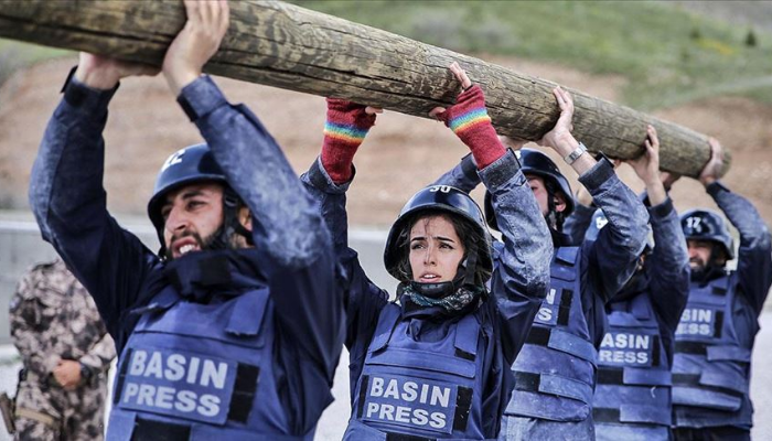 AA'dan savaş muhabirliği eğitimi