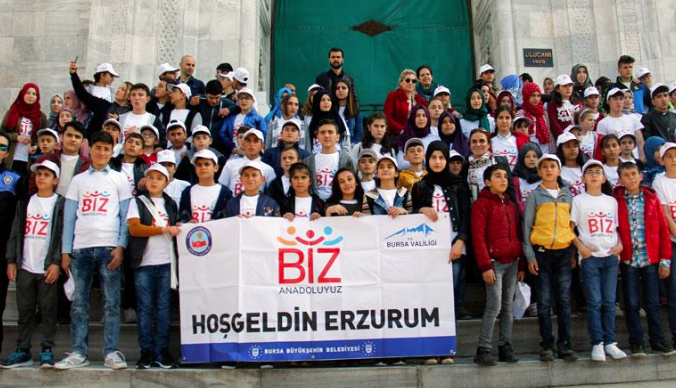 'Biz Anadoluyuz Projesi' kapsamında 110 öğrenci Bursa'yı gezdi