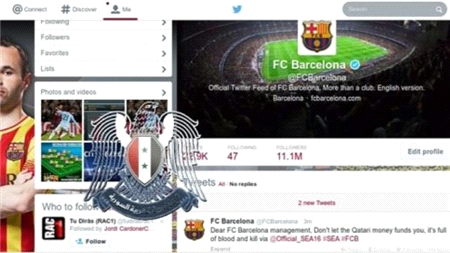 Barcelona’nın Twitter hesabı hack’lendi
