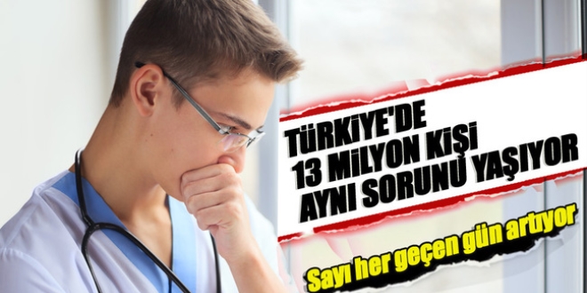 Türkiye'de 13 milyon reflü hastası var